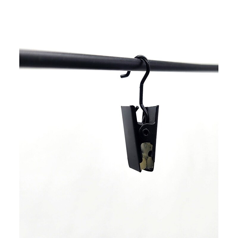 Nahanco Accessory 1.25" Peg Hook, Black, 20/Carton (PHCBLK20) image 1