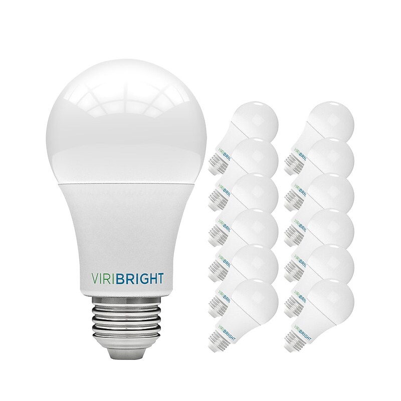 Viribright 9 Watts Daylight LED Household Bulb, 12/Box (450109-ES) image 1