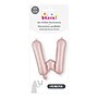 Party City (Air-Filled) 16" "W" Foil Balloon, Dusty Rose (AM 1 100090-92)~#|#~5CB7D7ED-BE5A-4911-AF0AEC0E617341C0_sc7