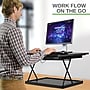 Uncaged Ergonomics CHANGEdesk 3"-14" Metal Adjustable Desk Riser, Black (CDMM-B)~#|#~5CB8D312-3F93-4093-A9BB34029115CF17_sc7