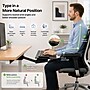 Uncaged Ergonomics KT2 Adjustable Under-Desk Keyboard Tray with Mouse Platform, Black (KT2-b) ~#|#~5CBA81CB-D6EA-4724-A42D215D36EFA607_sc7