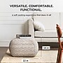 Anji Mountain Cherokee Slate Fabric Rectangular Pouf Ottoman (AMBPF001-2014)~#|#~5CBD651D-FBEB-4EAF-93036DDB2D99970F_sc7
