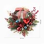 Safavieh 28" Magnolia Oval Wreath with Ornaments & Bow (FXP1089A)~#|#~5CC3C231-0947-41D0-95BAE8A0C3BC3F87_sc7