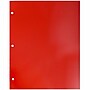 JAM Paper Glossy 3-Hole Punched 2 Pocket Cardstock Presentation Folder, Red, 100/Carton (385GHPREB)~#|#~5CC52607-D6D0-4699-B6DF33764B02547F_sc7