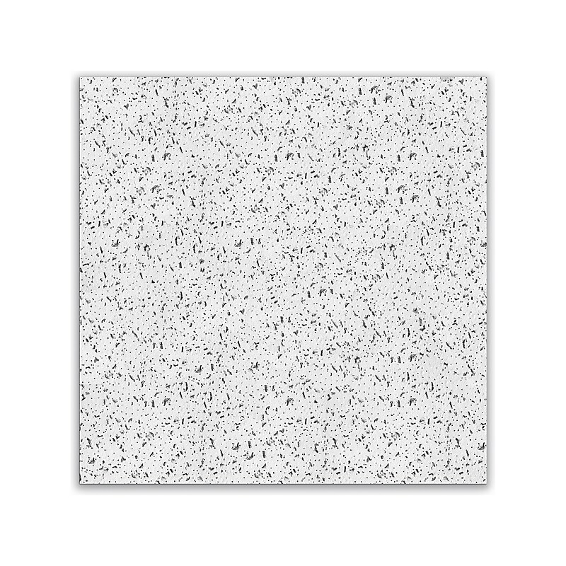 Armstrong CORTEGA Square Lay-In Edge Ceiling Tile, 24" x 24", White, 16/Carton (BP770) image 1