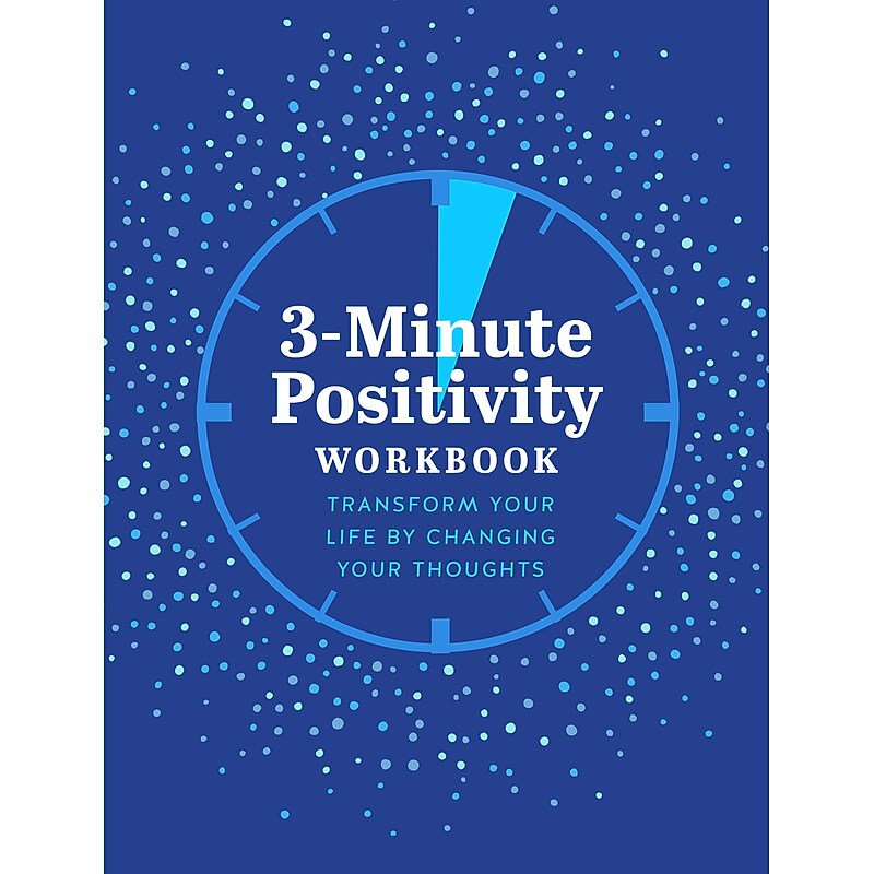 Quarto 3-Minute Positivity Prompts Guided Journal, 6.3" x 8.27", Blue, 192 Pages (9780785842040) image 1