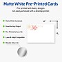 Avery Silver-Holly Sparkles Matte Blank Card, White, 20/Pack (S00-FHJ)~#|#~5CC84B77-91C1-44CA-B7D713EB9BB8885D_sc7