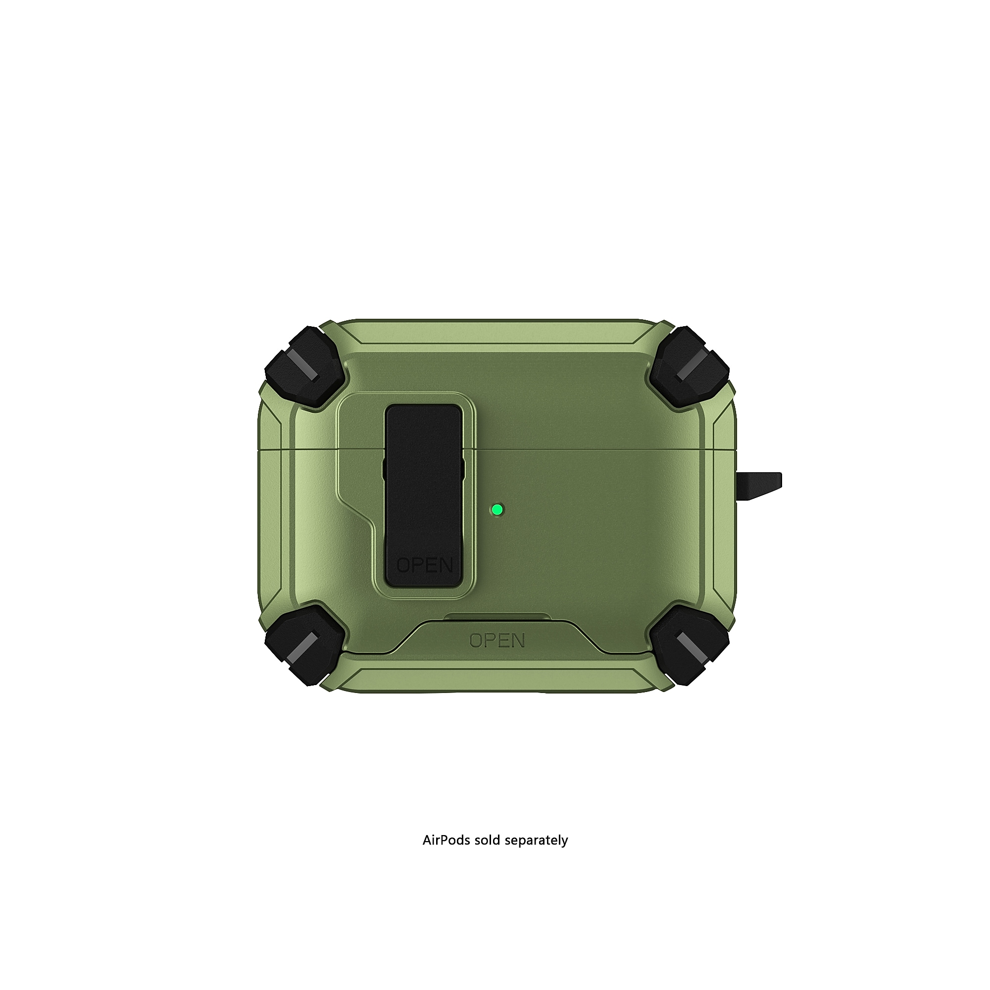 SaharaCase Raider Series Heavy Duty Case Compatible with Magsafe for Airpods Pro 3, Secure Lock, Cactus Green (HP00217) Sansujyuku sansujyuku.com