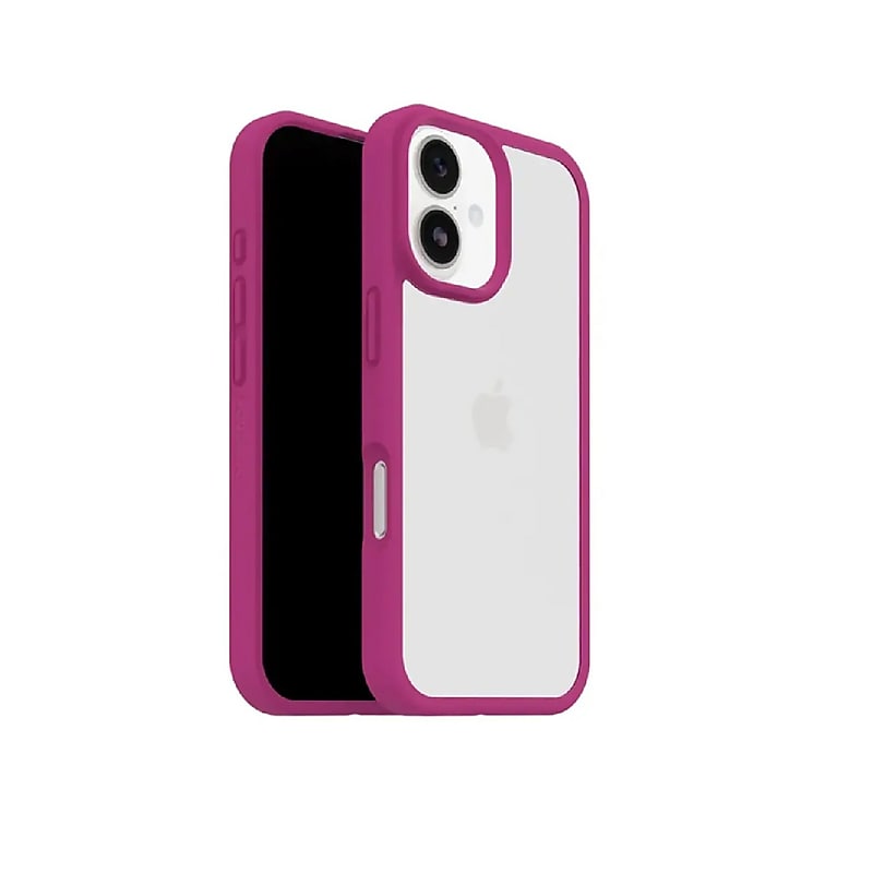 OtterBox React MagSafe Phone Case for iPhone 17 Pro, Shock Absorbing, Pink (77-99225) image 1