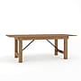Flash Furniture Pine Wood Folding Farm Table, 40"D x 84"W, Antique Rustic (XAF84X40)~#|#~5CD8766F-94D3-4517-86EF23791D4D506F_sc7