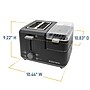 West Bend Breakfast Station 2-Slice Pop-Up Toaster, Black (78500)~#|#~5CD8EFE3-8476-4F72-BD6CFC1D733ED8B4_sc7
