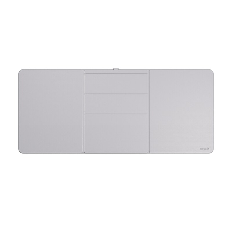 Function101 WorkPad Pro Anti-Slip Polyurethane Desk Pad, 31" x 13.4", Light Gray (F101-WPPG2) image 1