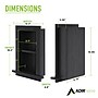 AdirHome 2-Shelf Recessed Wall Mount Shelf, 18" x 14" x 4.8", Black (515-01-BLK)~#|#~5CE2E6CF-5838-4F5E-A98F9D35D75E750F_sc7