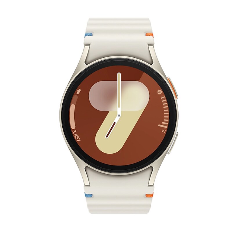 Samsung Galaxy Watch7 Smart Watch, GPS, 40mm, Aluminum Case, Cream Fluoroelastomer (SM-L300NZEAXAA) image 1