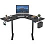 Mount-It! MI-15003 47"W L-Shaped Adjustable Particle Board Standing Desk, Black (MI-15003)~#|#~5CE73AE8-BFBC-4C0F-A998069F64D6386B_sc7
