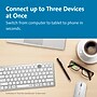 Kensington Multi-Device Dual Wireless Compact Keyboard, Silver (K75504US)~#|#~5CE9039A-F186-4A96-BB6AFBF2747521D7_sc7