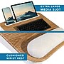 LapGear Portable 17.8" x 13.5" x 3" Laptop Lap Desk, White Oak Woodgrain~#|#~5CEE4444-44B3-49EE-897EA92975E7D973_sc7