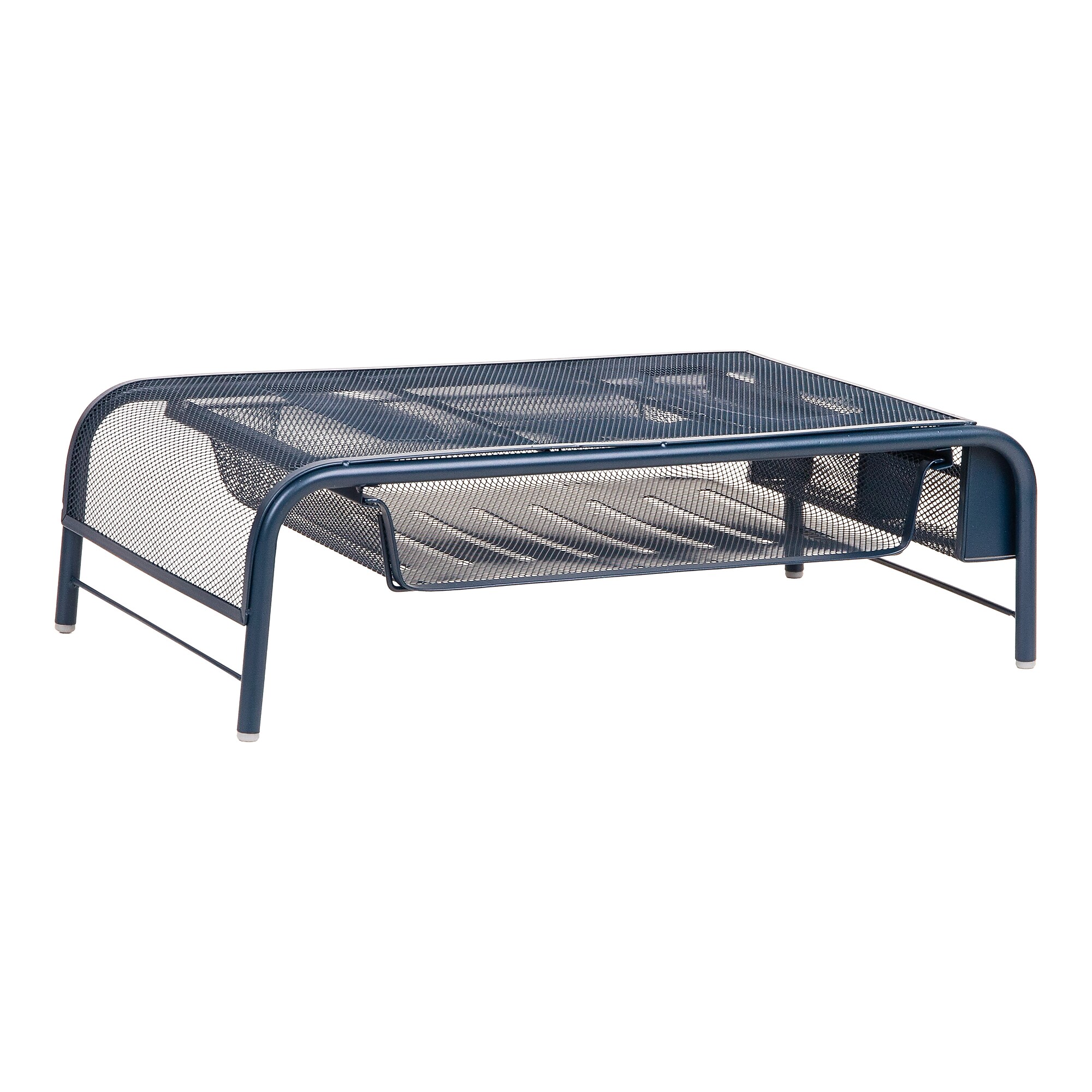 Staples Metal Mesh Monitor Stand, Up to 32″ Monitor, Navy Blue (ST63853) Simolary simolary.com