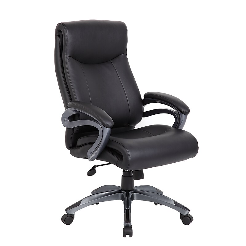 Boss Double Layer Executive Chair, Black (B8661) image 1
