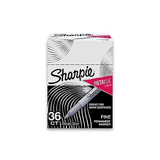 Sharpie Fine Point Permanent Marker Black 36/Pack 1884739 641438175061