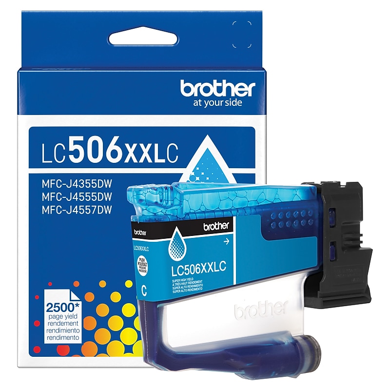 Brother LC506XXL Cyan Super High Yield Ink Cartridge (LC506XXLCS) image 1