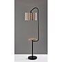 Adesso Caldwell 62"H Black Floor Lamp with Beige Linen Shade (4229-01)~#|#~5D0138D5-3D91-4CC2-B1EEF180FE92BB27_sc7
