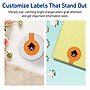 Avery Decorative Edge Multipurpose Labels, 1.5" x 4", Bright Orange, 80/Pack (94116)~#|#~5D027B1D-5D68-4668-BA1C0176E600FE9E_sc7