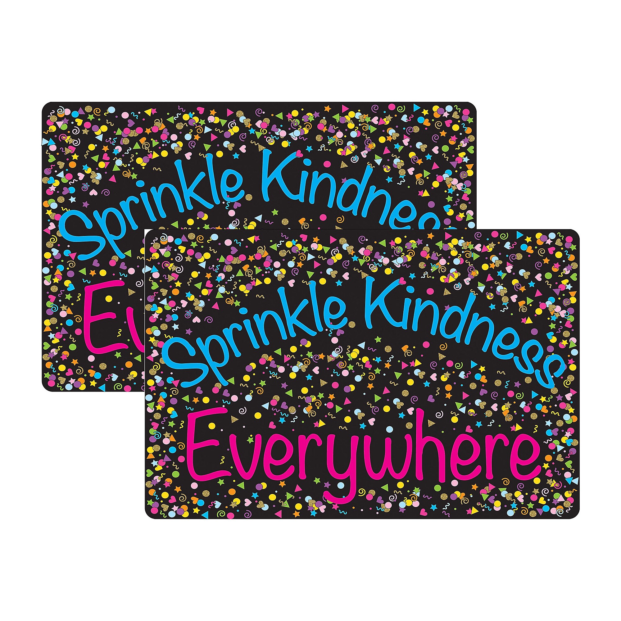 Ashley Smart Poly Commercial Floor Mat, 15.5″ x 23.5″, Sprinkle Kindness Everywhere, 2/Bundle (ASH91505-2) Sansujyuku sansujyuku.com