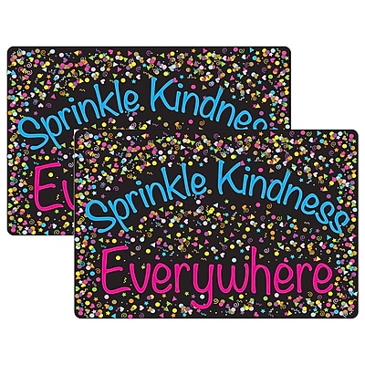 Ashley Smart Poly Commercial Floor Mat, 15.5″ x 23.5″, Sprinkle Kindness Everywhere, 2/Bundle (ASH91505-2) Sansujyuku sansujyuku.com