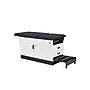 Viva Comfort Slimline Exam Table Base with Leg Rest, Step Stool and Drawers, 420 lbs Capacity, Black (ADI996-FBASE-M2-BLK)~#|#~5D032070-8036-40F9-990CE96E3F8522AA_sc7