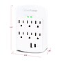 CyberPower P6WUC15 Home Office 6-Outlet Wall Tap Surge Protector, 1-USB-C & 1 USB-A Port, 3 ft. Cord, 1800J Surge Suppression~#|#~5D075465-6020-44B5-B4BDA1EB489B8503_sc7