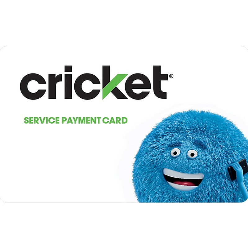 Cricket Wireless $60 Refill Prepaid Airtime Card image 1