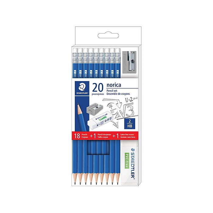Staedtler norica Pre-Sharpened Wooden Pencil, 2mm, #2, Medium Lead
