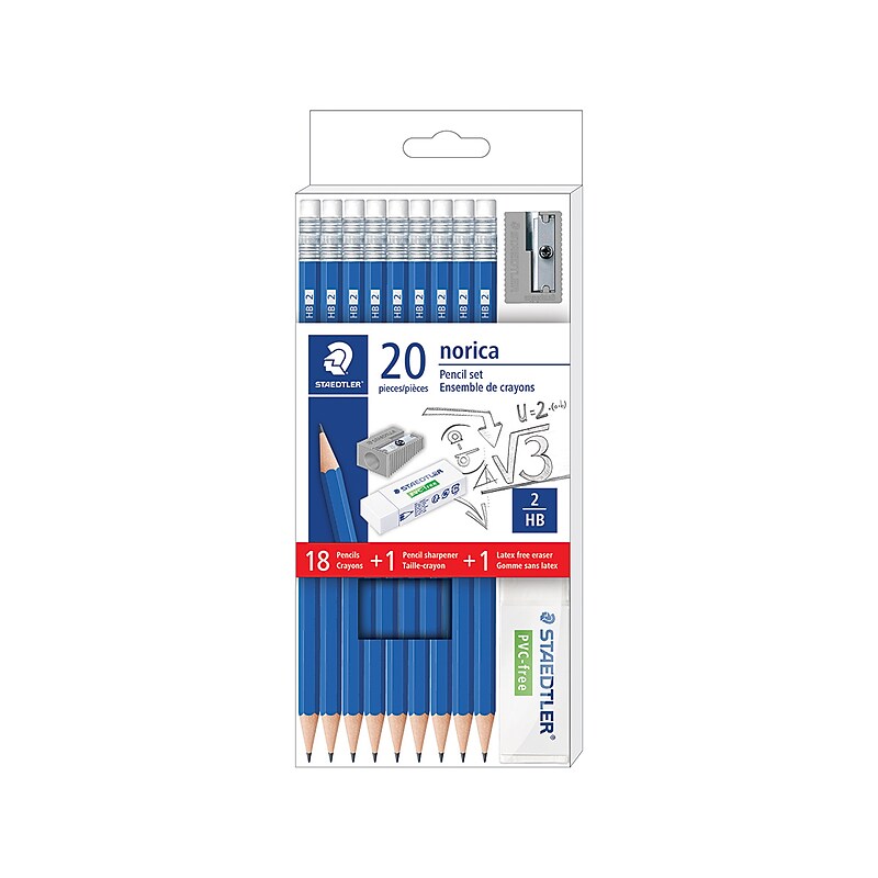 Staedtler norica Pre-Sharpened Wooden Pencil, 2mm, #2, Medium Lead, 18/Pack (13246C18A6) image 1