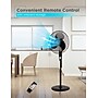 Black & Decker 16" Oscillating Pedestal Fan, 3-Speed, Black (BFSR16B)~#|#~5D187A60-EBA7-472D-BBF6AD96D7D74537_sc7