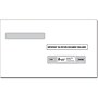 ComplyRight Double Window Envelope, 5.63" x 9", White/Black, 100/Pack (91911)~#|#~5D1E87C4-2922-489B-A9043C01D5DADEB7_sc7