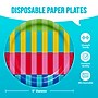 Say Hooray! Bright Vibes Props Party Paper Plates and Napkins Set, Multicolored, 48/Pack (DTC0075E2G)~#|#~5D21A72B-157A-44F1-AFF6B7FC8240523B_sc7