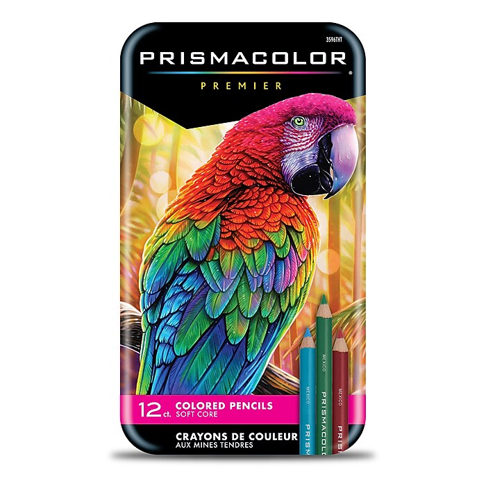Prismacolor Premier Colored Pencils, Assorted Colors, 12/Set