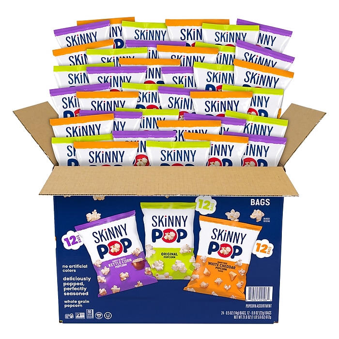 Skinny Pop Variety/Pirate's Booty Aged White Cheddar Bundle