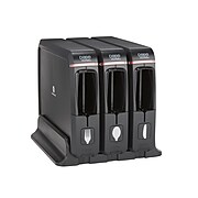 Dixie Ultra Triple Pack SmartStock Series-W Plastic Cutlery Dispenser, Black (SSW3D85)