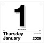 2026 AT-A-GLANCE Today Is 8.5" x 8" Daily Calendar Refill Pages, White/Black (K4-50-26)~#|#~5D3354AD-6455-4DF3-A00D1FE40644EA27_sc7