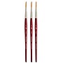 Princeton Velvetouch Short Handle Mixed Media Synthetic Round Brush, 3/Pack (PBXP3950R6-3)~#|#~5D339737-8A6D-4D90-B00298E407308C0E_sc7