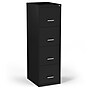 Staples 4-Drawer Vertical File Cabinet, Letter Size, Lockable, 47.2"H x 14.5"W x 18.9"D, Black (ST62801)~#|#~5D33ABAC-642E-4E0B-AAC40A7FE7A4C6B5_sc7