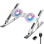 Purely F82 Cooling Fan Height-Adjustable 18" Collapsible/Portable Laptop Stand, 1 USB Port (PLSF82)~#|#~5D351867-6D9D-47A0-92B654E1375F5973_sc7