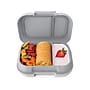 bentgo Kids Snack Container, 2-Compartment, Gray, 12 oz. (BGKDSNK-Y)~#|#~5D360271-FC79-408C-BCB38B6EE0C6180E_sc7