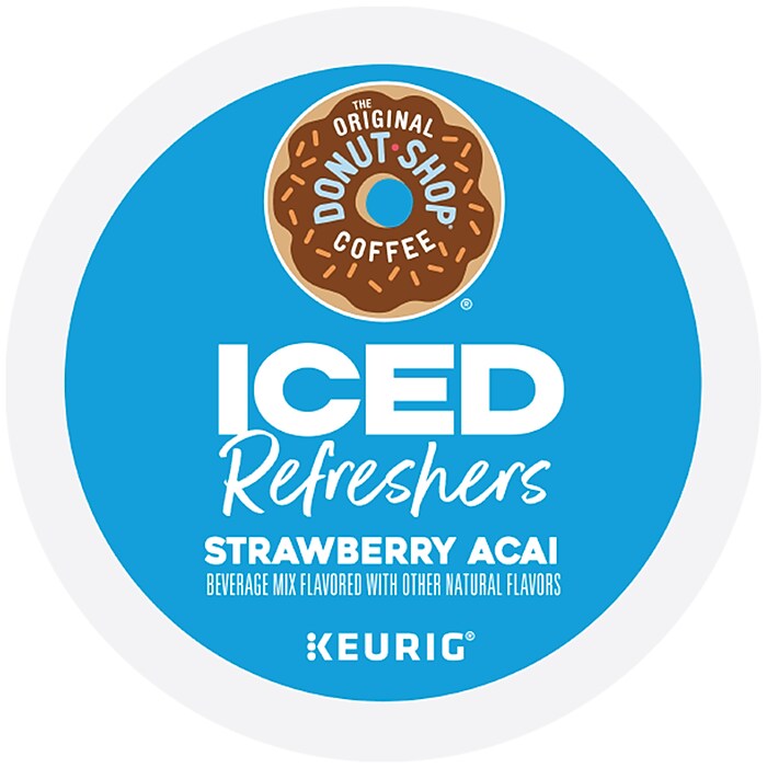 The Original Donut Shop Iced Refreshers Strawberry Acai, Keurig® K