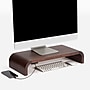 Anji Mountain Mango Wood Monitor Stand with Two USB Ports, Up to 32" Monitor, Walnut (MS-CRV-WAL-P)~#|#~5D3E943A-AC60-4224-96AD6994964EEEAA_sc7
