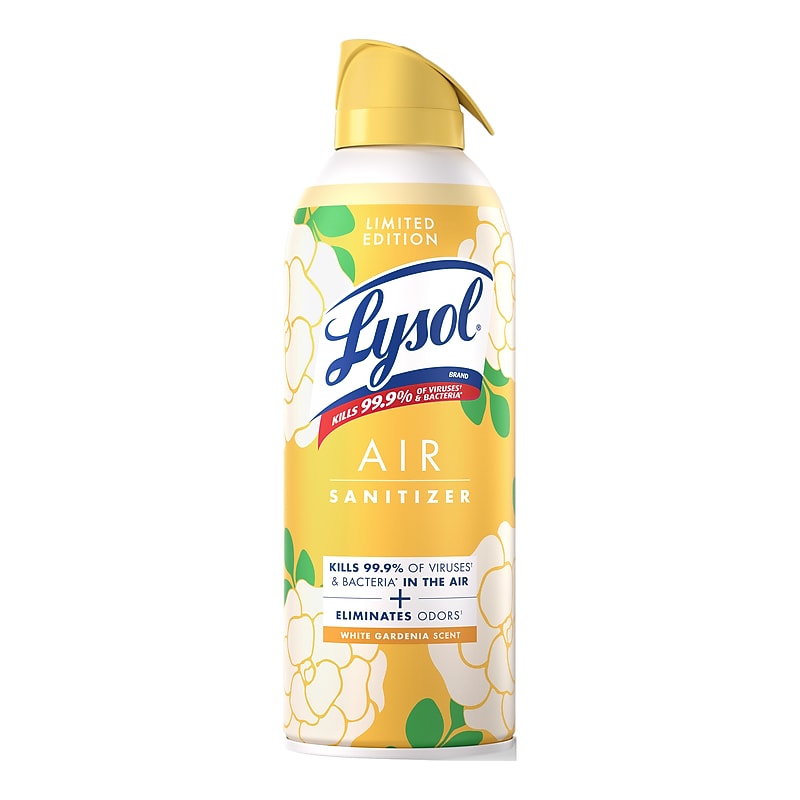 Lysol Air Sanitizer Spray, White Gardenia Scent, 10 oz. (19200-95765) image 1