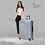 DUKAP Inception 33.86" Hardside Suitcase, 4-Wheeled Spinner, TSA Checkpoint Friendly, Silver (DKINC00XL-SIL)~#|#~5D44DED5-035B-4028-86A92956D525A819_sc7