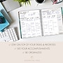 2027 Excello Brands 7" x 9" Weekly & Monthly Standard Planner, Plastic Cover, Teal Gold Marble (ESPRO-CY27-79-54)~#|#~5D46F850-DDAF-4F11-AEE6A49ED456B413_sc7